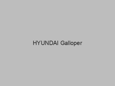 Enganches económicos para HYUNDAI Galloper